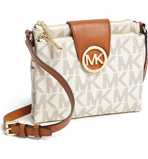 michael kors fulton vanilla crossbody|michael kors fulton large crossbody.